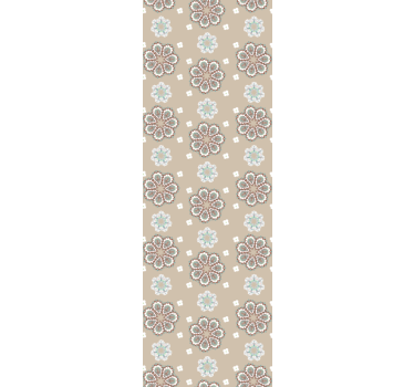 Elegant "granny chic" mønster blomster tapet - Tenstickers