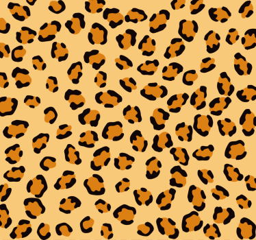 Leopardmønster leopard tapet - Tenstickers