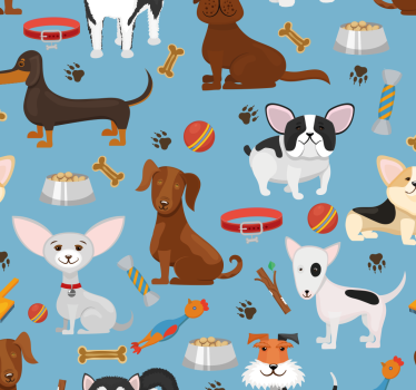 Hundekamerater hund tapet - Tenstickers