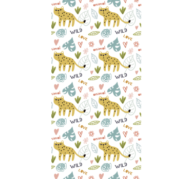 Jungel for barn tapet - Tenstickers