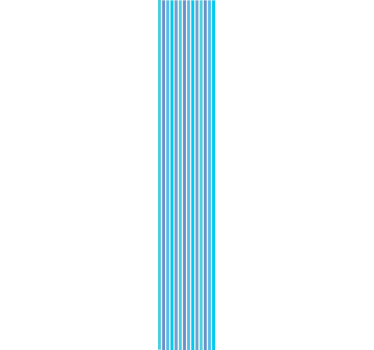 Blå og grønn stripete tapet - Tenstickers