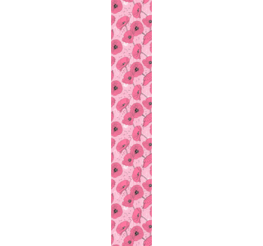 Blomster i dempet rosa natur tapet - Tenstickers