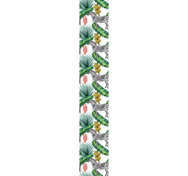 Jungel sebra tapet - Tenstickers
