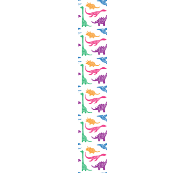 Dinosaur skisse mønster dinosaur tapet - Tenstickers