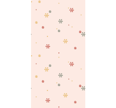 Elegant snømønster stue tapet - Tenstickers