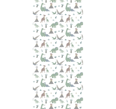 Dinosaurmontasje dinosaur tapet - Tenstickers