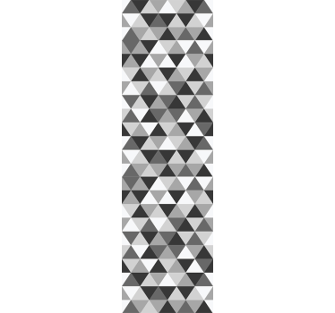 Grå trekanter geometrisk tapet - Tenstickers