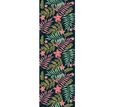 Neonlys etterlater blomstertapet - Tenstickers