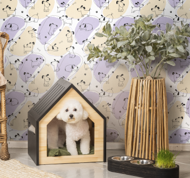 Mønster av nordiske hunder hund tapet - Tenstickers