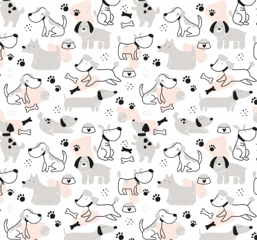 Leken hundesamling hund tapet - Tenstickers