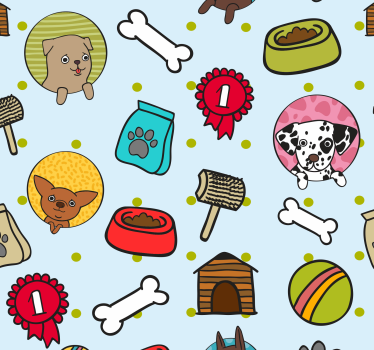 Lekne valpemotiver hund tapet - Tenstickers