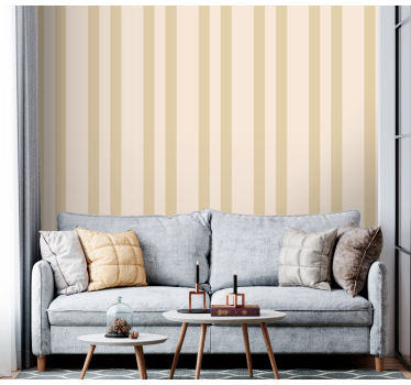 Beige toner vertikale tapet - Tenstickers