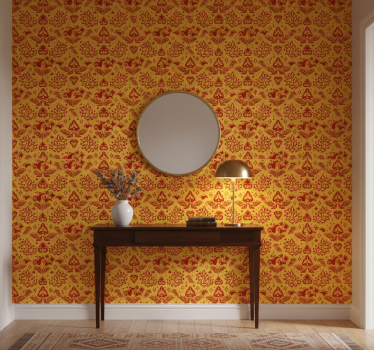 Botanisk motif stil tapet korridor - Tenstickers
