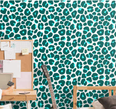 Dyreinspirert design leopard tapet - Tenstickers