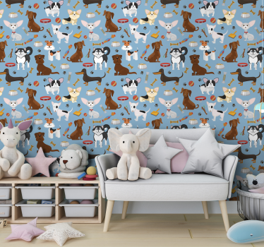 Hundekamerater hund tapet - Tenstickers