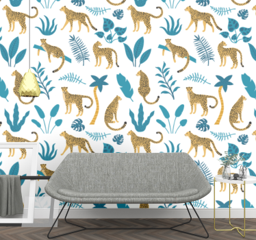 Jungel fauna flora tapet dyr - Tenstickers