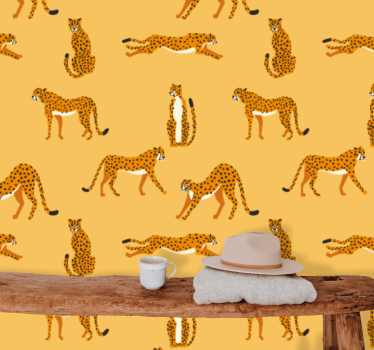 Lekne leoparder tapet dyr - Tenstickers