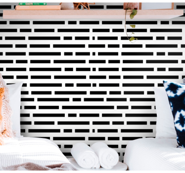 Rektangler i nordisk stil abstrakte tapet - Tenstickers