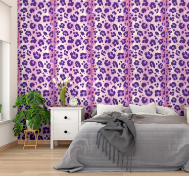 Rosa pels spisestue tapet - Tenstickers