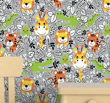 Safari dyr moro tapet dyr - Tenstickers