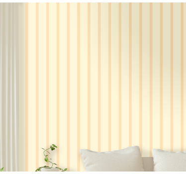 Tynne beige vertikale striper vertikale tapet - Tenstickers