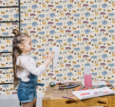 Ville dyr soverommet tapet - Tenstickers