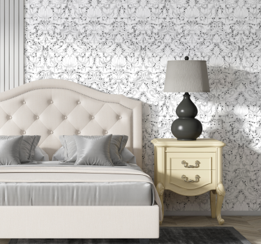 Vintage tapet diamant felt - Tenstickers